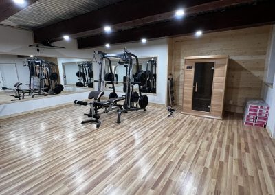 Basement Workout Room & Office Remodel in Woodland Park, Colorado